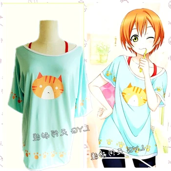 Anime Love Live Cosplay Summer Rin Hoshizora Short Sleeves Cat Printed Lolita Costume Uniform T-Shirt + Vest+ Shorts
Anime Love Live Cosplay Summer Rin Hoshizora Short Sleeves Cat Printed Lolita Costume Uniform T-Shirt + Vest+ Shorts