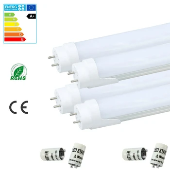 4in1 T8 G13 60cm/90cm/120cm/150cm 2-5FT 9W 13W 18W 24W 810-2160LM Leds SMD 6000-6500K LED Tubes Bulbs Fluorescent w White Cover
4in1 T8 G13 60cm/90cm/120cm/150cm 2-5FT 9W 13W 18W 24W 810-2160LM Leds SMD 6000-6500K LED Tubes Bulbs Fluorescent w White Cover