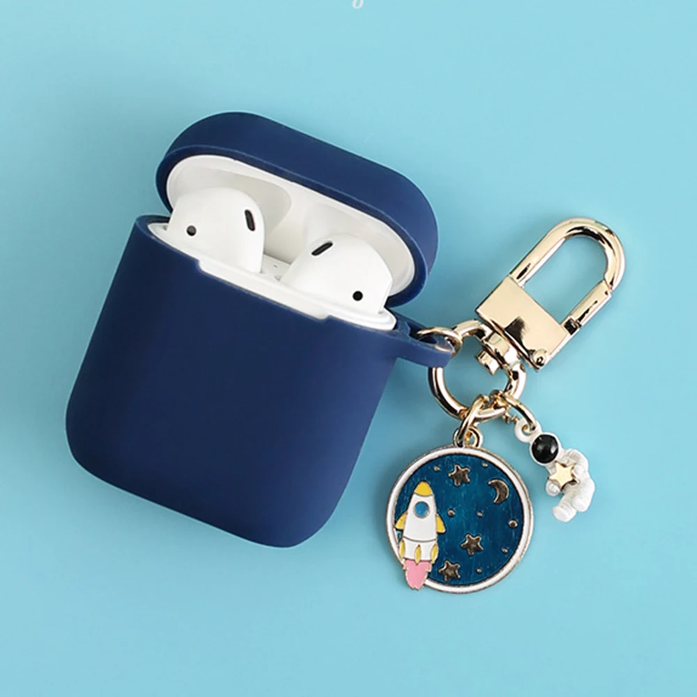 Astronaut Spaceman Headphone Silicone Case for Apple Airpods 1 2 Case Protective Cover Bag Box Earphone Case Keychain Pendant
Astronaut Spaceman Headphone Silicone Case for Apple Airpods 1 2 Case Protective Cover Bag Box Earphone Case Keychain Pendant
