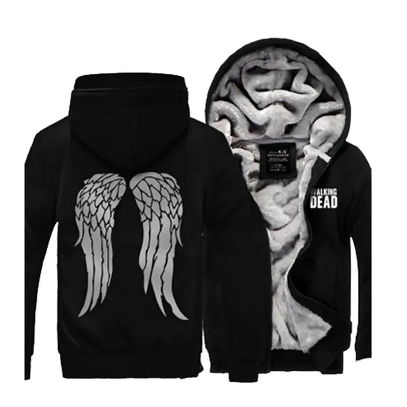 Walking Dead Daryl Dixon Norman Reedus Sweater Jacket Hoodie COSplay Costume