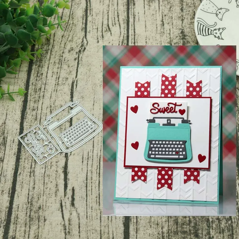 Typewriter Metal Cutting Dies New 2018 Die Cut Craft Embossing Card Making Christmas DIY
Typewriter Metal Cutting Dies New 2018 Die Cut Craft Embossing Card Making Christmas DIY