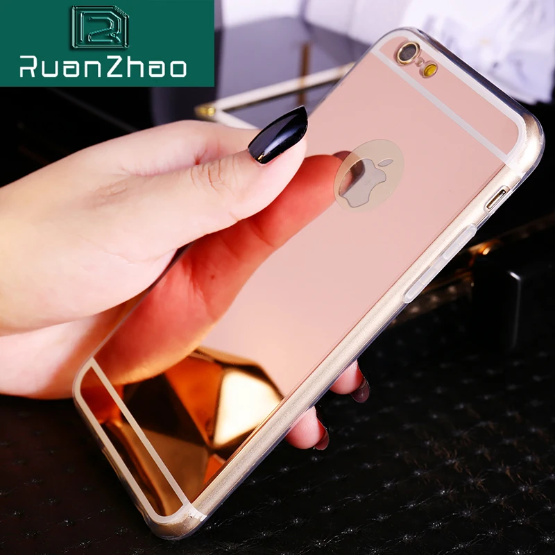 Luxury Case For iPhone X 7 8 Plus Mirror Electroplating Soft Clear TPU Silicon Cover For iPhone 5s SE 6 6S Plus Cases 8 7 plus X
Luxury Case For iPhone X 7 8 Plus Mirror Electroplating Soft Clear TPU Silicon Cover For iPhone 5s SE 6 6S Plus Cases 8 7 plus X