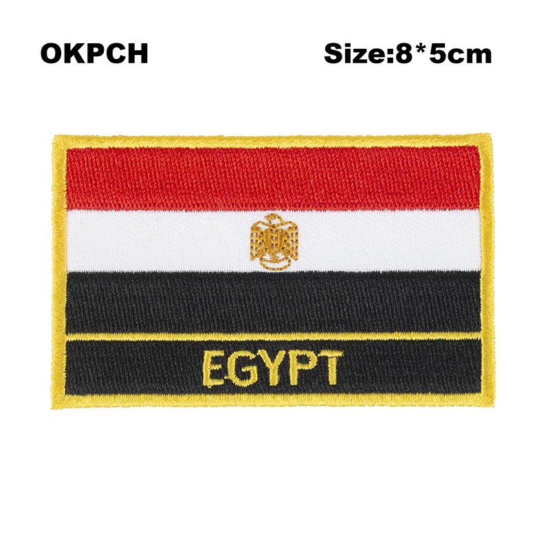 Egypt Square Shape Iron-on Flag Patch Embroidered Saw on Badges Patches for Clothing PT0009-R
Egypt Square Shape Iron-on Flag Patch Embroidered Saw on Badges Patches for Clothing PT0009-R