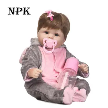 40cm Simulation Reborn Baby Dolls NPK Silicone Lifelike Baby Reborn Dolls Children Birthday Gifts Kids Sleepping Playmate Doll
40cm Simulation Reborn Baby Dolls NPK Silicone Lifelike Baby Reborn Dolls Children Birthday Gifts Kids Sleepping Playmate Doll