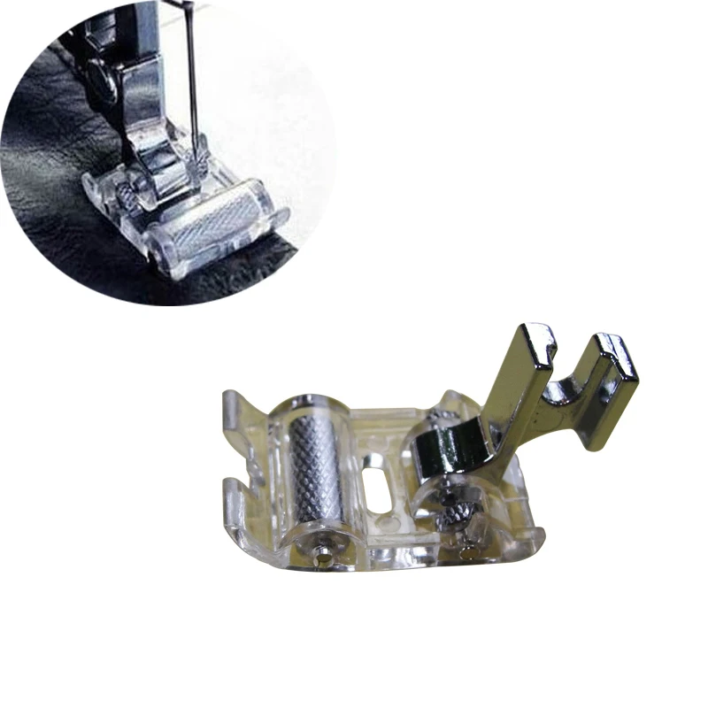 1Pcs Clear Scroll Wheel Presser Foot with Sewing Machine Holders Metal Plastic Leather Dedicated Home Sewing Machine Accessories
1Pcs Clear Scroll Wheel Presser Foot with Sewing Machine Holders Metal Plastic Leather Dedicated Home Sewing Machine Accessories