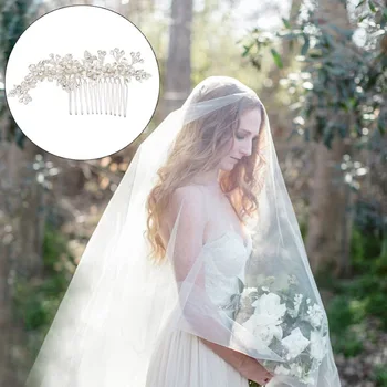 European And American Fashion Bridal Tiara Flower Pearl Design Insert Comb Wedding Accessories New
European And American Fashion Bridal Tiara Flower Pearl Design Insert Comb Wedding Accessories New