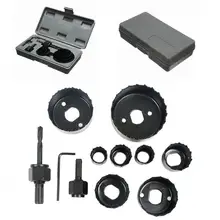 1Set DIY Hole Saw Bit Cutting Set Kit 19-64mm Wood Sheet Metal Alloys Circular Round Case Drill Bits Wood Metal Sheet Alloys
1Set DIY Hole Saw Bit Cutting Set Kit 19-64mm Wood Sheet Metal Alloys Circular Round Case Drill Bits Wood Metal Sheet Alloys