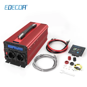 3000w DC 12v to AC 220v 230v 240v modified sine wave power inverter 6000w peak with remote controller converter
3000w DC 12v to AC 220v 230v 240v modified sine wave power inverter 6000w peak with remote controller converter