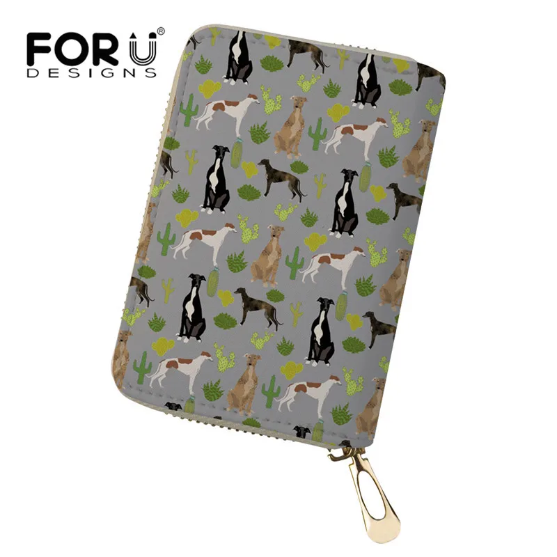 FORUDESIGN 18 Slots Women Card Holders Greyhound Black Pet Printing Leather Ladies Small ID Credit Card Wallet Female Business
FORUDESIGN 18 Slots Women Card Holders Greyhound Black Pet Printing Leather Ladies Small ID Credit Card Wallet Female Business