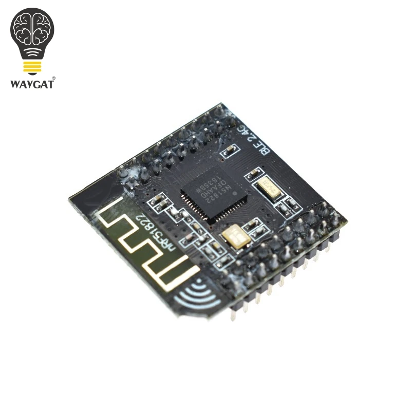 WAVGAT NRF51822 2.4G Wireless Module Wireless Communication Module Bluetooth module / zigbee module / DMX512
WAVGAT NRF51822 2.4G Wireless Module Wireless Communication Module Bluetooth module / zigbee module / DMX512