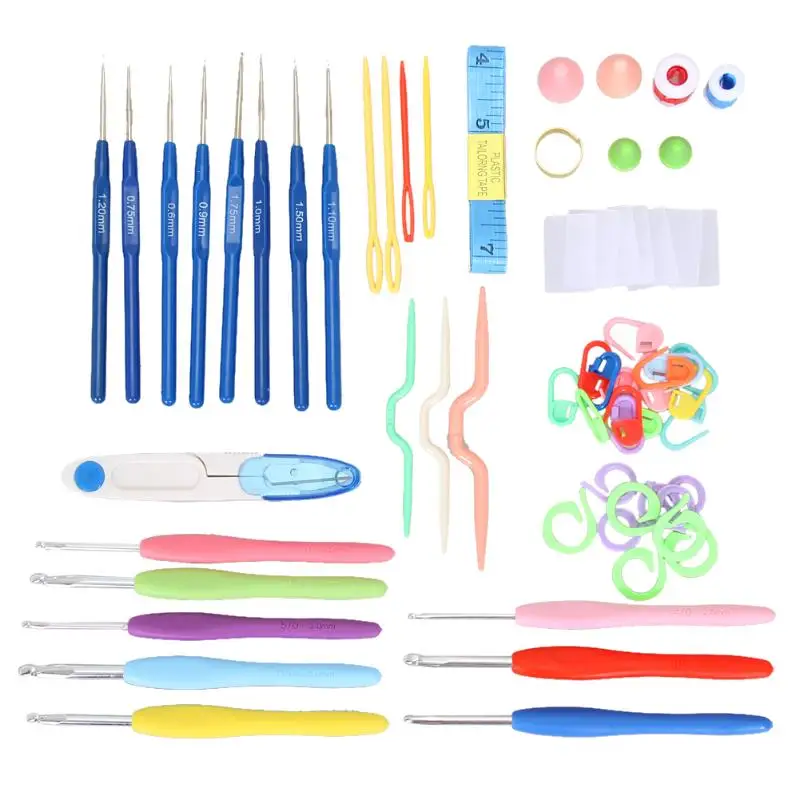 16Pcs Crochet Hook Needles Stitches Knitting Needles Craft Case Crochet Set in Case Yarn Crochet Hooks Set DIY Sewing Tool
16Pcs Crochet Hook Needles Stitches Knitting Needles Craft Case Crochet Set in Case Yarn Crochet Hooks Set DIY Sewing Tool