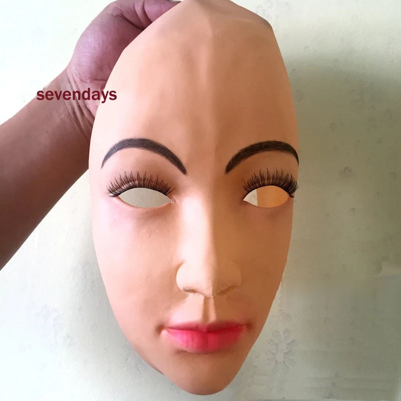Top Grade Handmade Silicone Sexy And Sweet Half Female Face Mask Ching Crossdress Mask Crossdresser Doll Mask Lady Skin Mask toy
Top Grade Handmade Silicone Sexy And Sweet Half Female Face Mask Ching Crossdress Mask Crossdresser Doll Mask Lady Skin Mask toy