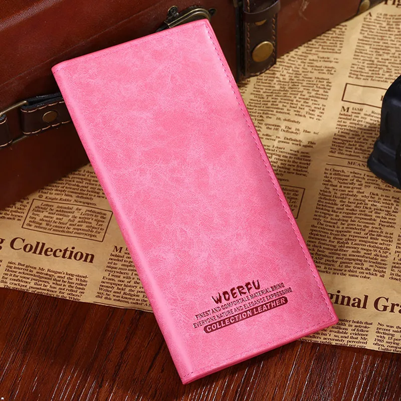 Leather Unisex Wallet Long solid Business Men Purse Women Card Wallets Money Bag Carteira Cascading Card Holder
Leather Unisex Wallet Long solid Business Men Purse Women Card Wallets Money Bag Carteira Cascading Card Holder