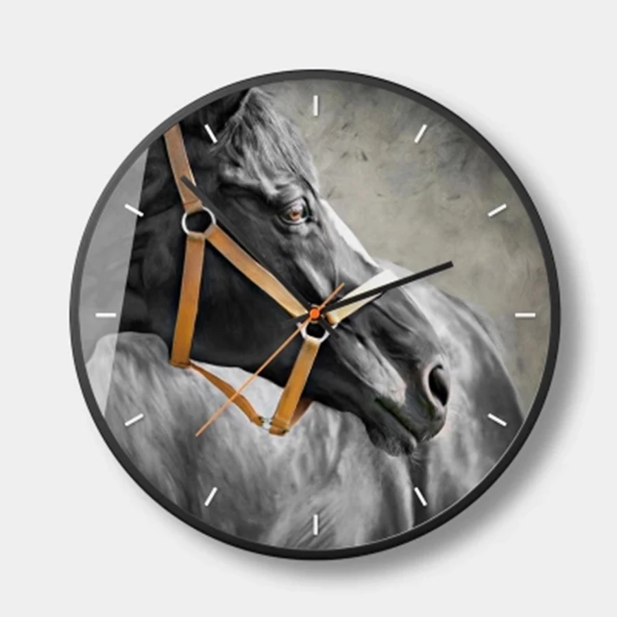 Horse Metal Silent Wall Clock Modern Creative Living Room Decoration Nordic Clock Jam Dinding Unik Wall Clock Modern Design 60C8
Horse Metal Silent Wall Clock Modern Creative Living Room Decoration Nordic Clock Jam Dinding Unik Wall Clock Modern Design 60C8