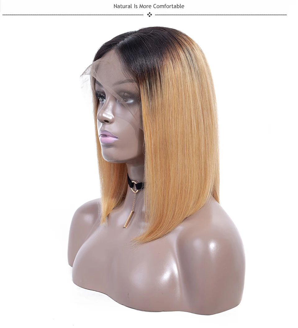 blond lace front wig