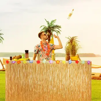 149pcs Hawaiian Table Skirt Palm Leaves Flowers Multicolored Umbrellas 3D Fruit Straws For Hawaiian Luau Party Table Decorations
149pcs Hawaiian Table Skirt Palm Leaves Flowers Multicolored Umbrellas 3D Fruit Straws For Hawaiian Luau Party Table Decorations