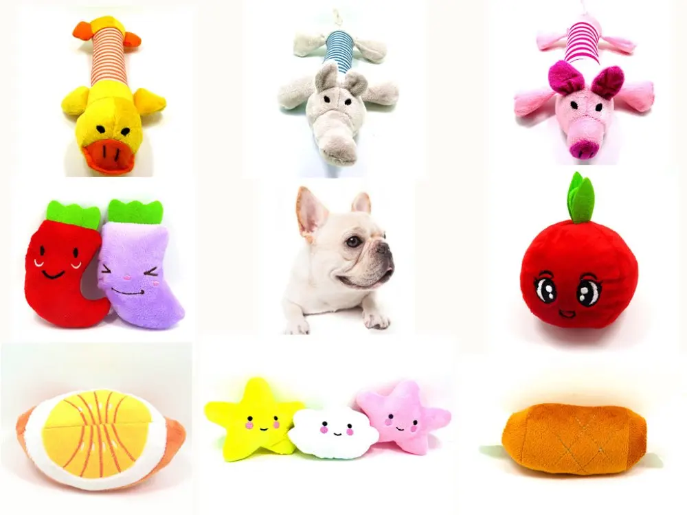 Toys For Pet Dogs Screaming Chicken Ball Puppy Funny Fleece Squeaker Plush Chew Sound Fit for All Pets Elephant Duck Pig DogToys
Toys For Pet Dogs Screaming Chicken Ball Puppy Funny Fleece Squeaker Plush Chew Sound Fit for All Pets Elephant Duck Pig DogToys