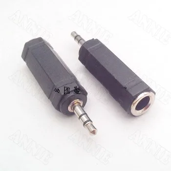 50pcs/lot 3.5 Double Track Turn 6.5 Audio Adaptor \ AV Audio Video Conversion Socket 6.35-3.5 Female-Male
50pcs/lot 3.5 Double Track Turn 6.5 Audio Adaptor \ AV Audio Video Conversion Socket 6.35-3.5 Female-Male