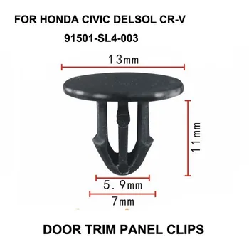 NEW Hot Door Trip Panel Clips 10x Clip Front Cowl Retaining Hood for Honda Civic DelSol CR-V 91501-SL4-003
NEW Hot Door Trip Panel Clips 10x Clip Front Cowl Retaining Hood for Honda Civic DelSol CR-V 91501-SL4-003