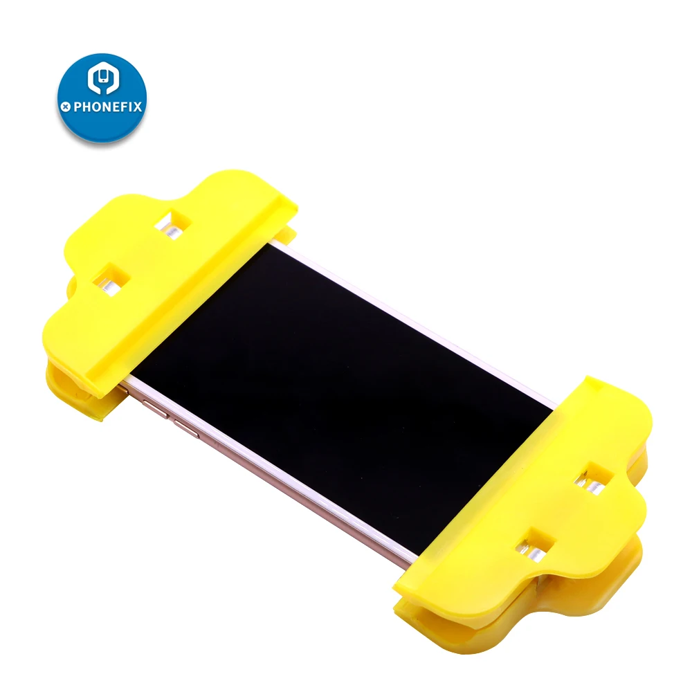 PHONEFIX Universal Plastic Clip Fixture for cell phone LCD screen repair Fastening Clamp Repair tool Non-slip Silicone Handle
PHONEFIX Universal Plastic Clip Fixture for cell phone LCD screen repair Fastening Clamp Repair tool Non-slip Silicone Handle