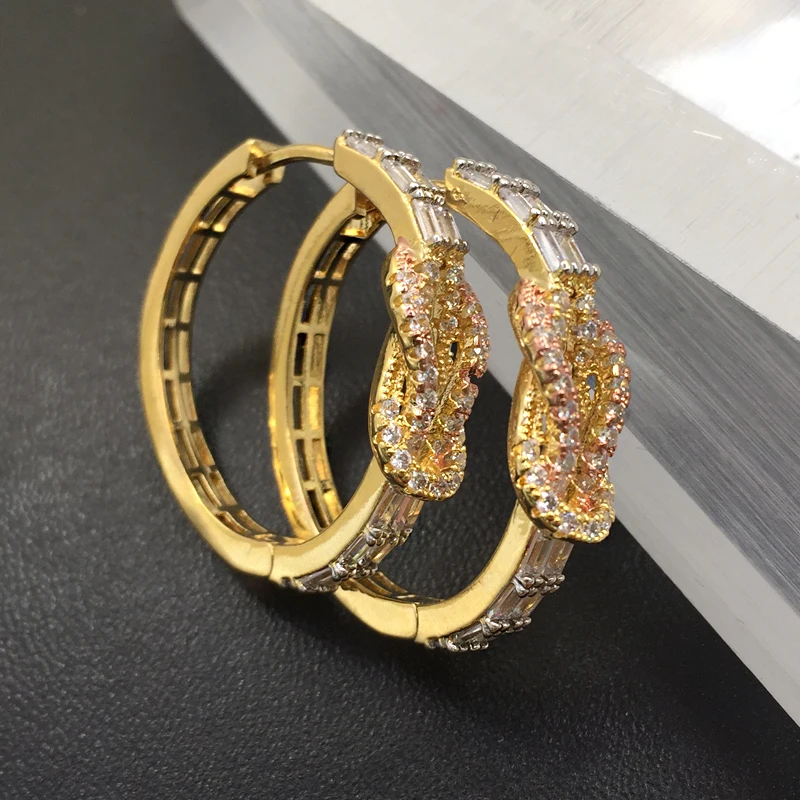 Lanyika Fashion Jewelry Elegant Distinctive circle Ear Loops Micro Plated Wedding Party Earring Neoteric Bridal Daily Best Gift
Lanyika Fashion Jewelry Elegant Distinctive circle Ear Loops Micro Plated Wedding Party Earring Neoteric Bridal Daily Best Gift