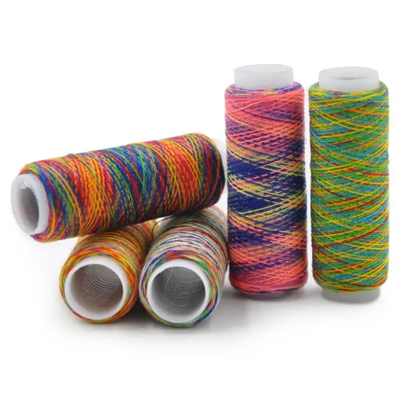 Rainbow Sewing Thread Line Sewing Machine Line Rainbow Color Sewing Thread Hand Quilting Embroidery Sewing Thread
Rainbow Sewing Thread Line Sewing Machine Line Rainbow Color Sewing Thread Hand Quilting Embroidery Sewing Thread