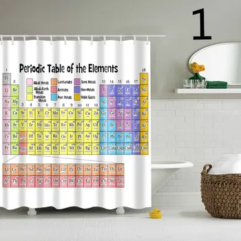 Periodic Table of The Elements Shower Curtain and Mat Set Mouldproof Waterproof Polyester Washable Bath Decor Bathroom Curtain
Periodic Table of The Elements Shower Curtain and Mat Set Mouldproof Waterproof Polyester Washable Bath Decor Bathroom Curtain