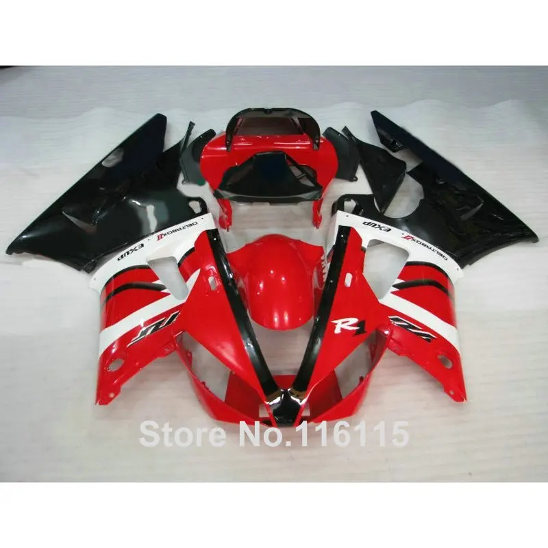High grade ABS Fairing kit for YAMAHA YZF R1 2000 2001 black red white R1 00 01 fairings set full injection 1411
High grade ABS Fairing kit for YAMAHA YZF R1 2000 2001 black red white R1 00 01 fairings set full injection 1411