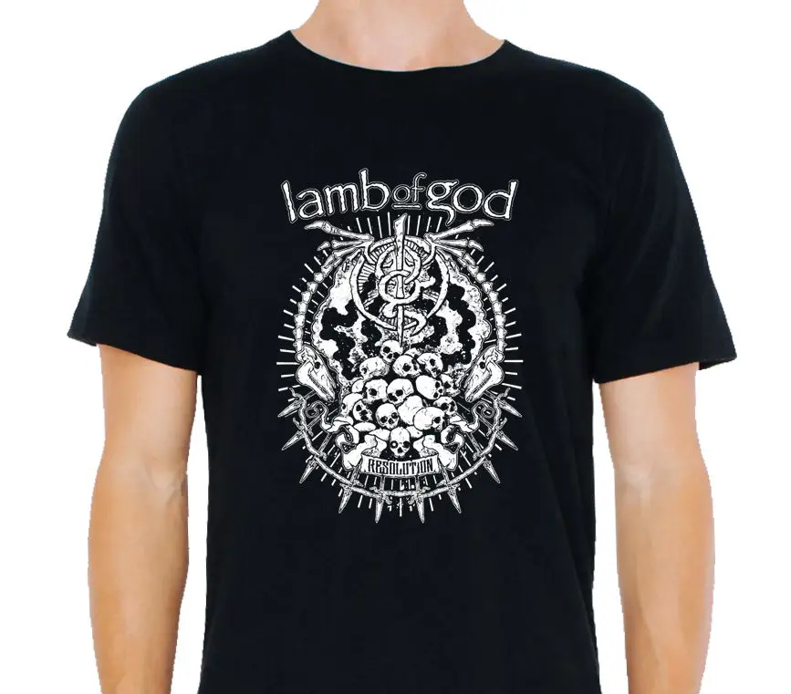 LAMB OF GOD LOGO GRAPHIC HEAVY METAL ROCK BAND Black T-Shirt Size: S-to-3xl Interesting Summer Style Mens T Shirt
LAMB OF GOD LOGO GRAPHIC HEAVY METAL ROCK BAND Black T-Shirt Size: S-to-3xl Interesting Summer Style Mens T Shirt