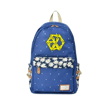 2018 EXO Backpack Flower wave point Anime Bags New Style Teenagers Fans The power of Music Backpacks Travel point Kawaii Bags
2018 EXO Backpack Flower wave point Anime Bags New Style Teenagers Fans The power of Music Backpacks Travel point Kawaii Bags