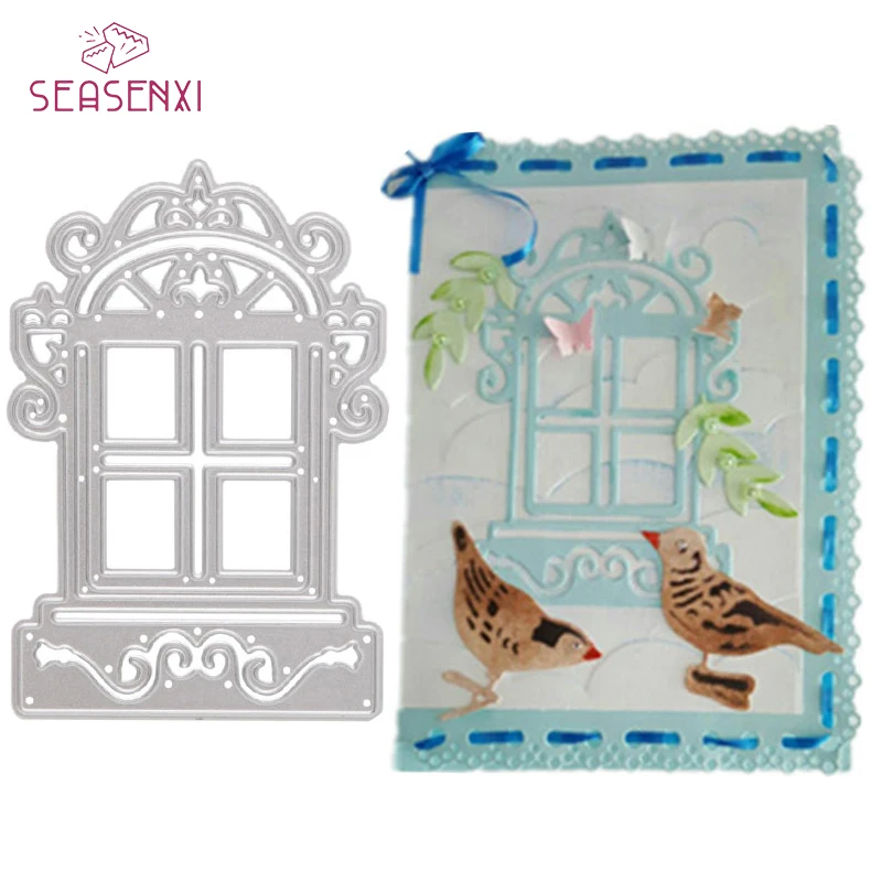 SEASENXI 1pc DIY Vintage Window Door Metal Cutting Die Templates Scrapbooking Die Cuts DIY Embossing Paper Cards Craft New 2018
SEASENXI 1pc DIY Vintage Window Door Metal Cutting Die Templates Scrapbooking Die Cuts DIY Embossing Paper Cards Craft New 2018