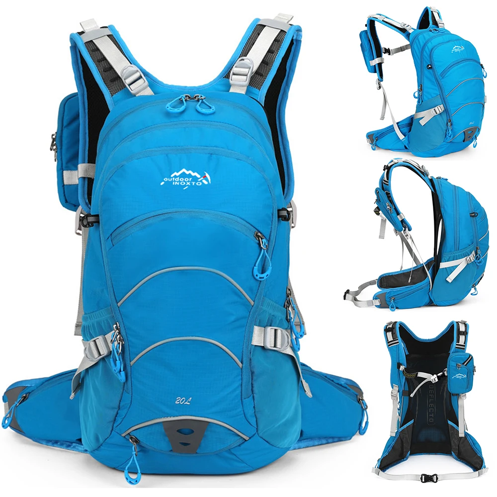 Running Cycling Waterproof 20L Backpack Bike Backpack with Helmet Net for Cycling Hiking Biking Camping Men Women
Running Cycling Waterproof 20L Backpack Bike Backpack with Helmet Net for Cycling Hiking Biking Camping Men Women
