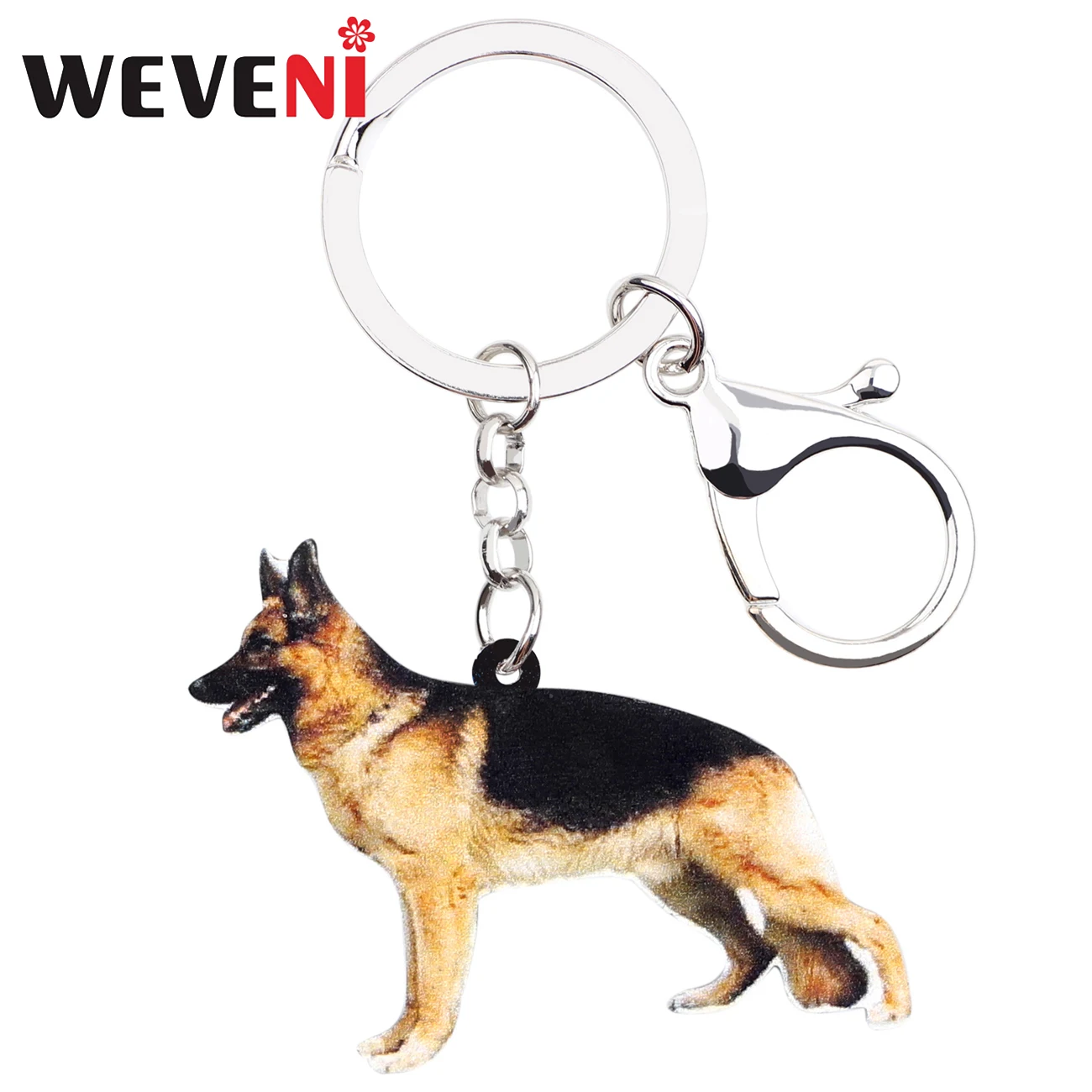 WEVENI Acrylic German Shepherd Dog Key Chains Keychains Holder Animal Jewelry For Women Girls Bag Car Purse Charms Wholesale New
WEVENI Acrylic German Shepherd Dog Key Chains Keychains Holder Animal Jewelry For Women Girls Bag Car Purse Charms Wholesale New