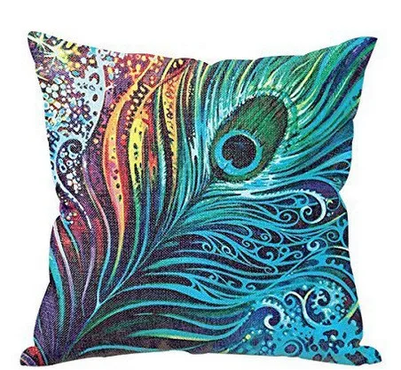 High Quality Feather Printed Pillow Cover 1PC Bed Home Decor Square Decorative New Cushion Almofada For Living Room 43cm*43cm
High Quality Feather Printed Pillow Cover 1PC Bed Home Decor Square Decorative New Cushion Almofada For Living Room 43cm*43cm
