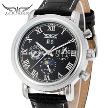 JAG349M3S2 Fashion Black Watches Men Automatic 5 Hands Week/Date/24H Moon Phase Wrist Watch Wristwatches Best Gift Free Ship
JAG349M3S2 Fashion Black Watches Men Automatic 5 Hands Week/Date/24H Moon Phase Wrist Watch Wristwatches Best Gift Free Ship