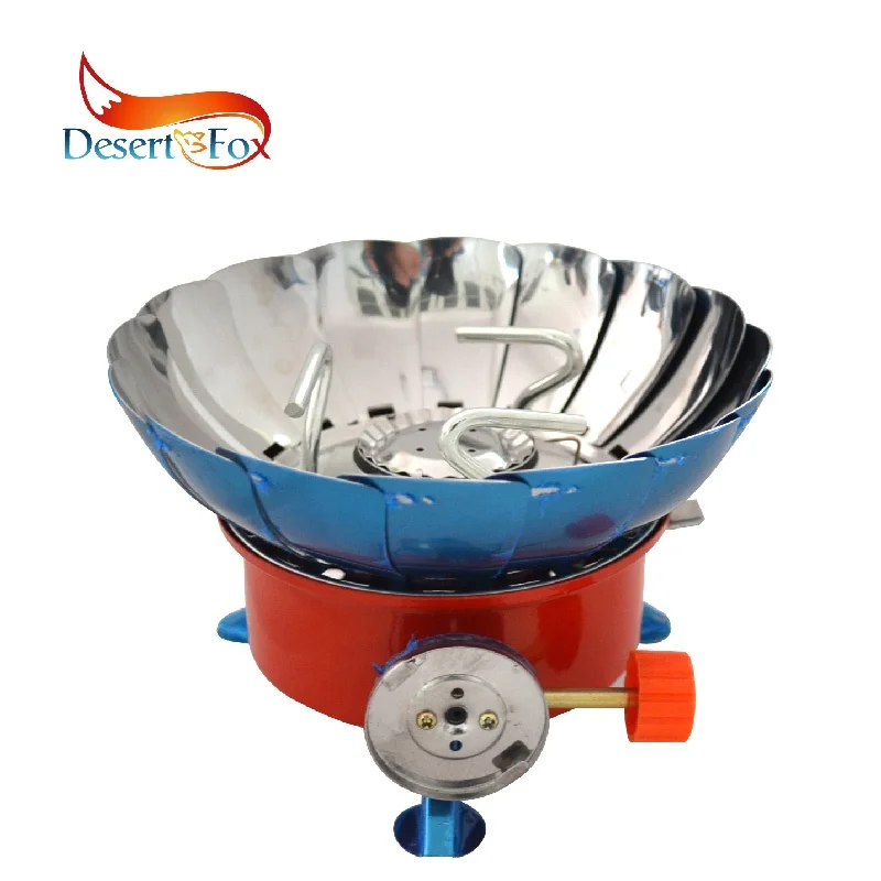 Desert&Fox Outdoor Stove Lotus Flower Shape Wind Deflector Camping Picnic Cooking Tools Portable Folding Gas Stove
Desert&Fox Outdoor Stove Lotus Flower Shape Wind Deflector Camping Picnic Cooking Tools Portable Folding Gas Stove