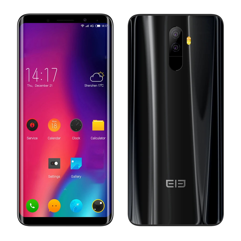 Elephone U Pro 4G Smartphone Android 8.0 5.99" Qualcomm Snapdragon 660 Octa Core 2.2GHz 6GB+128GB Face ID+Fingerprint Sensor | Мобильные