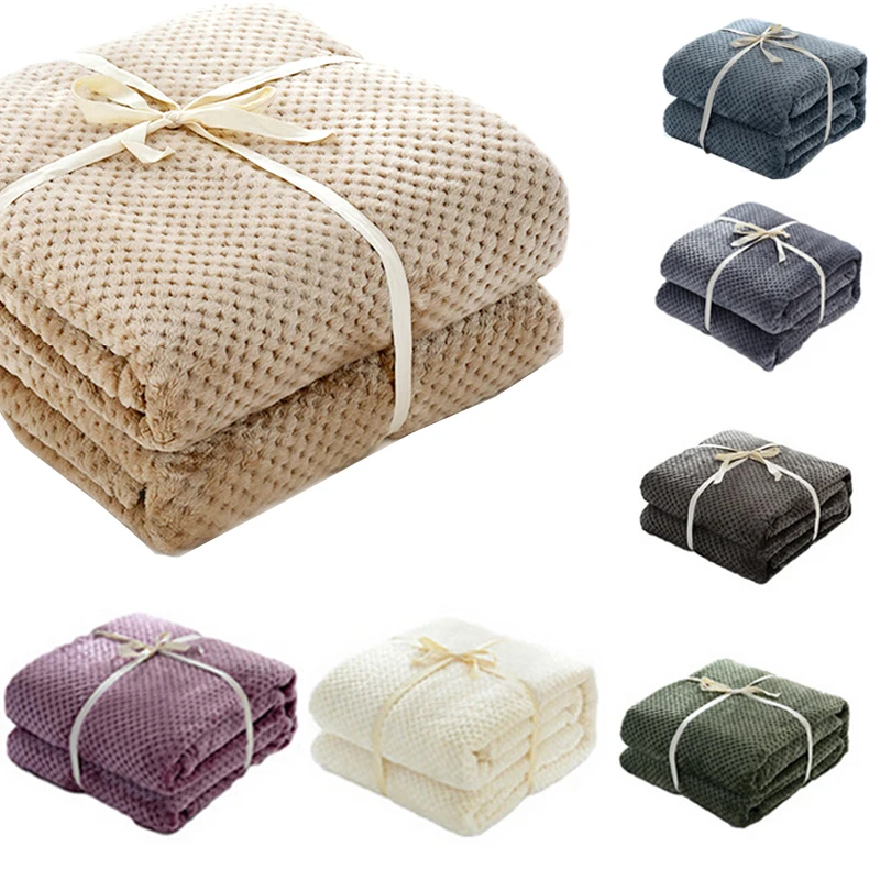 Flannel Bed Blanket Soft Warm Fleece Blanket Mesh Fuzzy Plush Lightweight Decorative Solid Blankets All Seasons for Bed Couch
Flannel Bed Blanket Soft Warm Fleece Blanket Mesh Fuzzy Plush Lightweight Decorative Solid Blankets All Seasons for Bed Couch