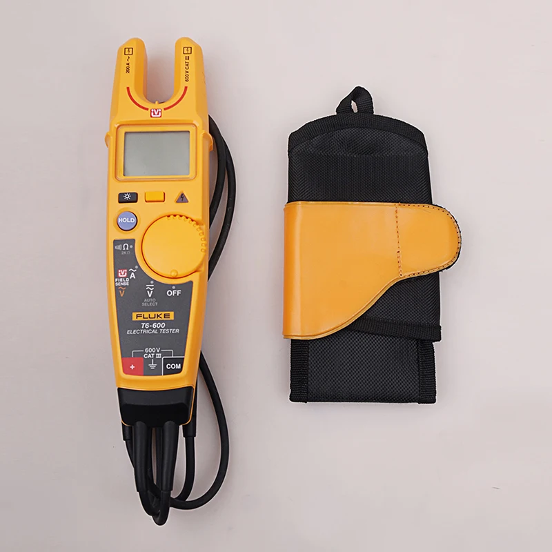 Fluke T6-600 Clamp Continuity Current Electrical Tester Non-contact Voltage Clamp Meter + Carrying Holster
Fluke T6-600 Clamp Continuity Current Electrical Tester Non-contact Voltage Clamp Meter + Carrying Holster