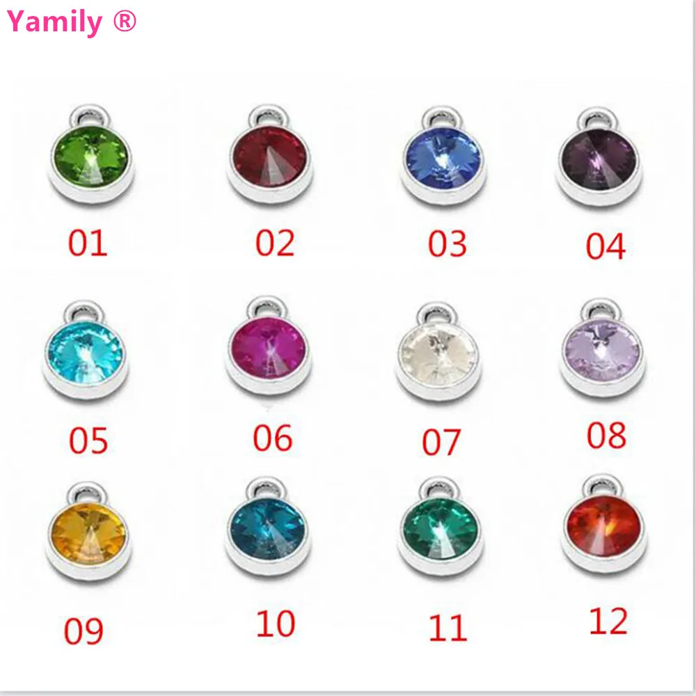 10pcs-- 8mm Stainless Steel 12 Month Crytal Birthstone Charms Pendant for DIY Jewelry Craft Making 12 colour for your choose
10pcs-- 8mm Stainless Steel 12 Month Crytal Birthstone Charms Pendant for DIY Jewelry Craft Making 12 colour for your choose