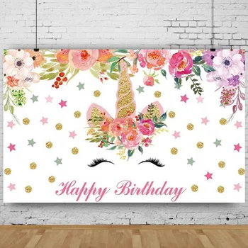 90*150cm Unicorn Backdrop for Photography Rainbow Birthday Party Photo Background Newborn Baby Flower Backdrops Studio Supplies
90*150cm Unicorn Backdrop for Photography Rainbow Birthday Party Photo Background Newborn Baby Flower Backdrops Studio Supplies