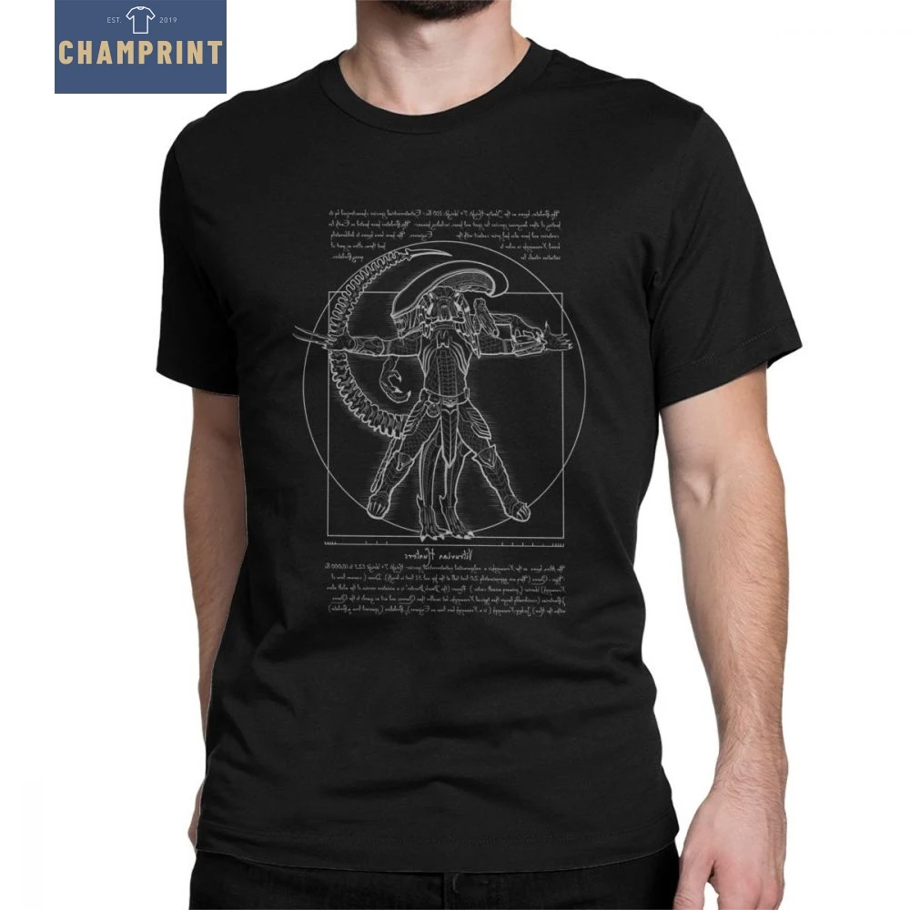 Vitruvian Hunters Negative Alien Covenant Alien Vs Predator T Shirts Men 4XL 5XL 6XL Tops Funny T-Shirt Cotton Tee Shirt
Vitruvian Hunters Negative Alien Covenant Alien Vs Predator T Shirts Men 4XL 5XL 6XL Tops Funny T-Shirt Cotton Tee Shirt