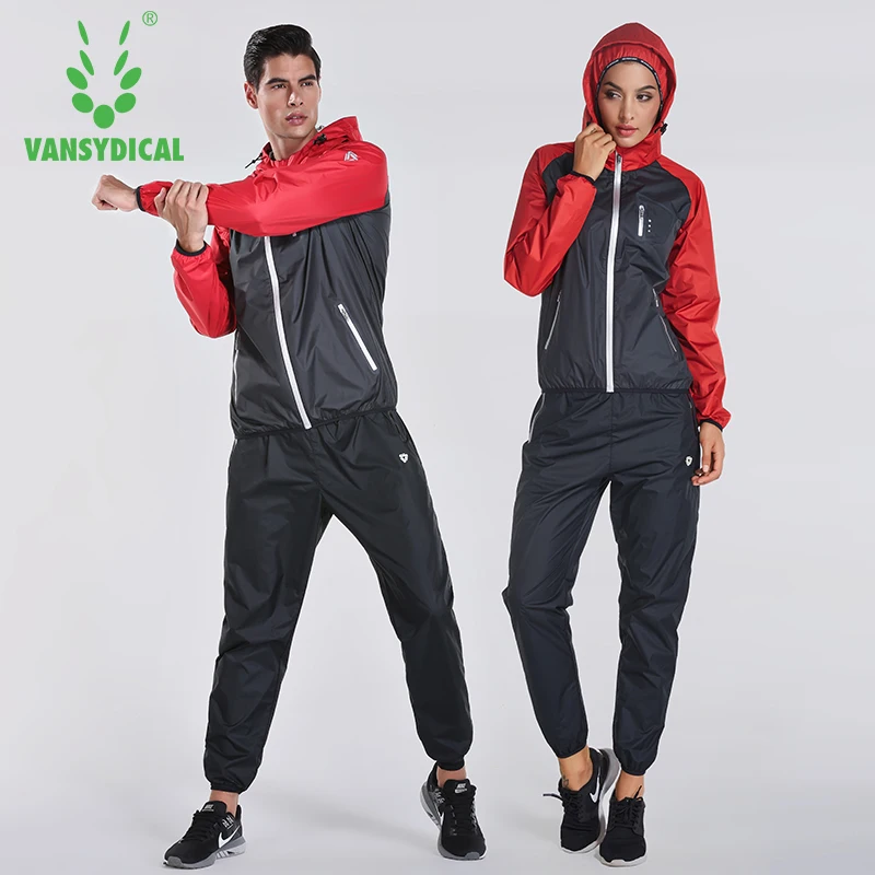 2018 VANSYDICAL спортивный костюм для женщин и мужчин спортивные костюмы бега 2 шт.