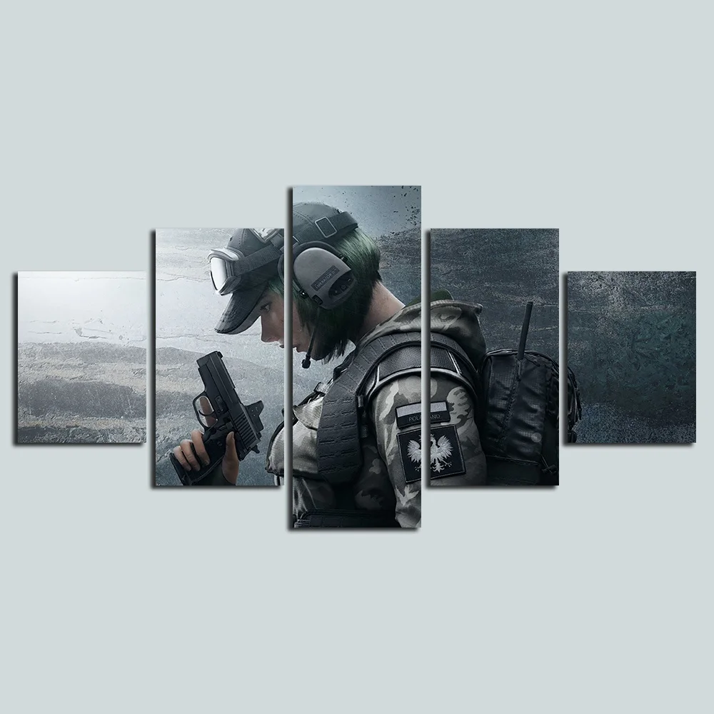 Printed Poster Wall Art Modular Pictures Game Tom Clancy'S Rainbow Six Siege Canvas Paintings Living Room Home Decoration Frame
Printed Poster Wall Art Modular Pictures Game Tom Clancy'S Rainbow Six Siege Canvas Paintings Living Room Home Decoration Frame