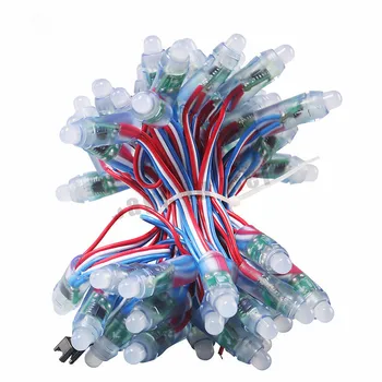 50pcs WS2811 5V 12MM full color module display advertising screen exposed light irrigation plastic waterproof RGB cable
50pcs WS2811 5V 12MM full color module display advertising screen exposed light irrigation plastic waterproof RGB cable