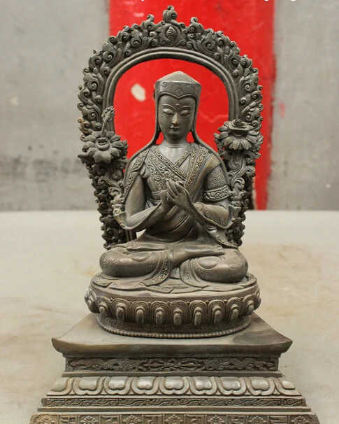 wholesale factory 11 Old Tibet Buddhism Pure Bronze Northern Wei Tsongkhapa Medicine Buddha Statue
wholesale factory 11 Old Tibet Buddhism Pure Bronze Northern Wei Tsongkhapa Medicine Buddha Statue