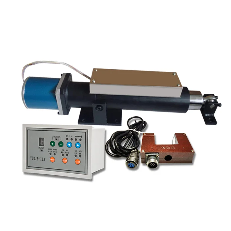 Max thrust 200KG/F EPC controller Edge position control web guide system with ultrasonic sensor
Max thrust 200KG/F EPC controller Edge position control web guide system with ultrasonic sensor