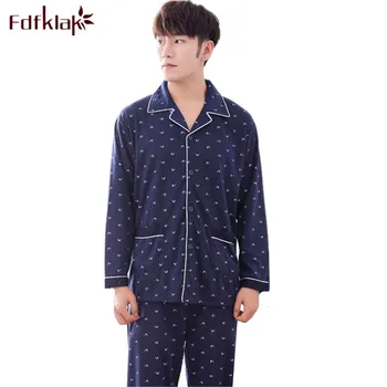 Fdfklak Good quality pajamas for men sleepwear set long sleeve cotton men nightwear autumn winter mens pyjama pijama masculino
Fdfklak Good quality pajamas for men sleepwear set long sleeve cotton men nightwear autumn winter mens pyjama pijama masculino