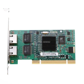 PCI-E X2 Ethernet Card Adapter High Speed 10/100/1000 Mbps NIC RJ45 Gigabit 82546-T2 LAN Network Network For PC Computer Server
PCI-E X2 Ethernet Card Adapter High Speed 10/100/1000 Mbps NIC RJ45 Gigabit 82546-T2 LAN Network Network For PC Computer Server