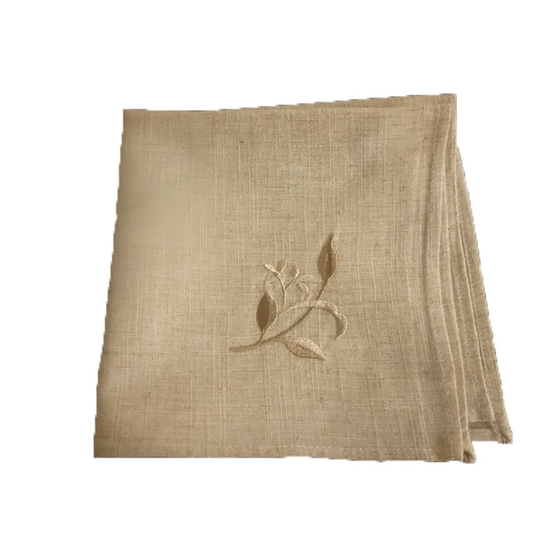 40*40cm 6 pcs/lot Embroidered handkerchief flax linen hotel party placemat napkin
40*40cm 6 pcs/lot Embroidered handkerchief flax linen hotel party placemat napkin